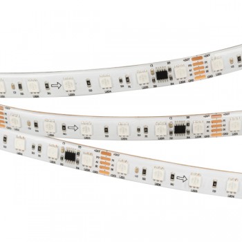 Лента DMX-5000SE-5060-60 24V Cx6 RGB (12mm, 14.4W/m, IP65) (ARL, Закрытый, IP65)