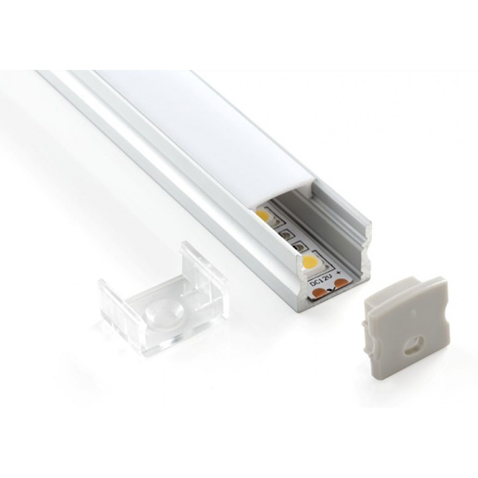 Накладной алюминиевый профиль для led ленты ll-2-alp010 под ленту до 10mm