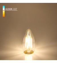 BLE2736/Светодиодная лампа Свеча CD F 7W 4200K E27 (C35 прозрачный)