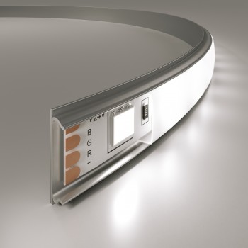 LL-2-ALP012 / Гибкий алюминиевый профиль для LED ленты (под ленту до 10mm)