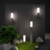 1537 TECHNO LED / Светильник садово-парковый со светодиодами серый