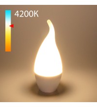 BLE1432/ Светодиодная лампа Свеча на ветру СDW LED D 8W 4200K E14