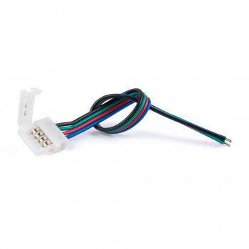 Connector 10cm RGB / Соединитель электрический Коннектор 10cm для RGB светодиодной ленты (10 pkt)