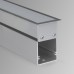 100-300-53 / Линейный светодиодный встраиваемый светильник 53см 10W 6500К матовое серебро