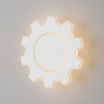 MRL LED 1095 / Светильник настенный светодиодный Gear M LED белый
