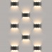 1551 TECHNO LED / Светильник садово-парковый со светодиодами TWINKY TRIO черный