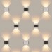 1555 TECHNO LED / Светильник садово-парковый со светодиодами TWINKY DOUBLE серый