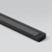 LL-2-ALP007 Встраиваемый алюминиевый профиль черный/черный для LED ленты (под ленту до 11mm)