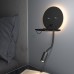 MRL LED 1017 / Светильник настенный светодиодный Lungo чёрный
