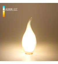 BLE1430/ Светодиодная лампа Свеча на ветру 9W 4200K E14 (CW35 белый матовый)