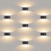1549 TECHNO LED / Светильник садово-парковый со светодиодами BLINC черный