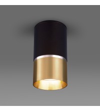 DLN106 GU10 / Светильник накладной черный/золото