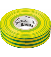 Изолента ПВХ 19мм (рул.20м) жел/зел. NIT-A19-20/YG Navigator 71115