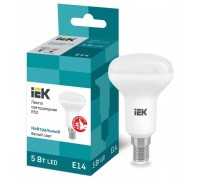 Лампа светодиодная ECO R50 5Вт 4000К белый E14 450лм 230-240В ИЭК LLE-R50-5-230-40-E14