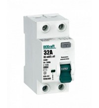 Выключатель дифференциального тока 2P 32А 30мА тип AC 6кА УЗО-03 SchE 14208DEK