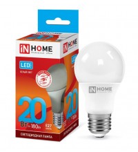 Лампа светодиодная LED-A65-VC 20Вт 230В E27 4000К 1800Лм IN HOME 4690612020303