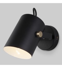 Настенный светильник с плафоном 20093/1 черный