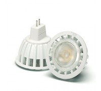 Лампа VS LED MR16 4W=35W GU5.3 3000K 38гр 12V DC белый корпус 35000h - светодиодная