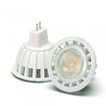Лампа VS LED MR16 7W=50W GU5.3 DIM 3000K 36гр 12V DC белый корпус 35000h - светодиодная