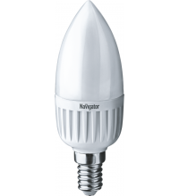 Лампа светодиодная 94 482 NLL-P-C37-5-230-4K-E14-FR 5Вт свеча 4000К белый E14 370лм 220-240В Navigator 94482