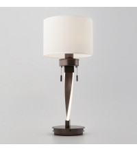 Настольная лампа с подсветкой 991 белый / коричневый