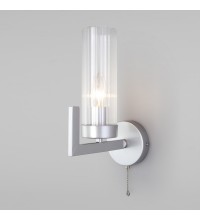 Настенный светильник со стеклянным плафоном 60133/1 серебро