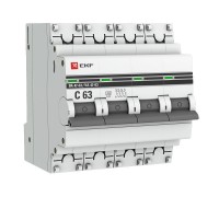 Выключатель автоматический модульный 4п C 16А 4.5кА ВА 47-63 PROxima EKF mcb4763-4-16C-pro