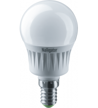Лампа светодиодная 94 468 NLL-G45-7-230-4K-E14 7Вт шар 4000К белый E14 560лм 176-264В Navigator 94468