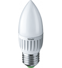 Лампа светодиодная 94 483 NLL-P-C37-5-230-4K-E27-FR 5Вт свеча 4000К белый E27 370лм 220-240В Navigator 94483