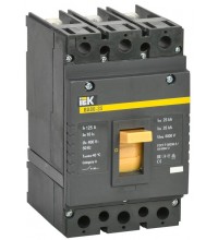 Выключатель автоматический 3п 125А ВА 88-35 ИЭК SVA30-3-0125