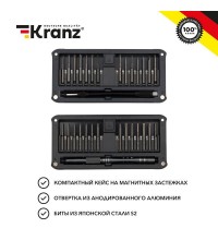 Набор отверток для точных работ RA-02 30 предметов Kranz KR-12-4752