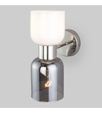 Настенный светильник с плафонами 60118/2 никель