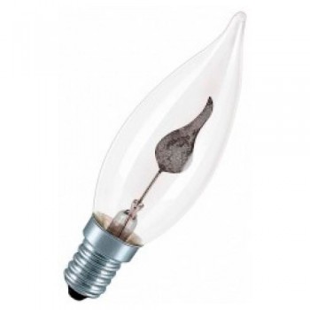 Лампа DECOR FLICKER CA32 3W CL E14 (230V) FOTON LIGHTING (S100) мерцающий огонь d=32 l=104
