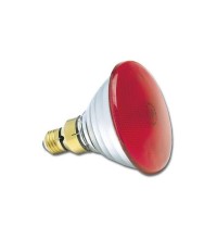 Лампа PAR38 FLOOD RED 30 80W 230V E27 (лампа-фара красная d=122 l=136)