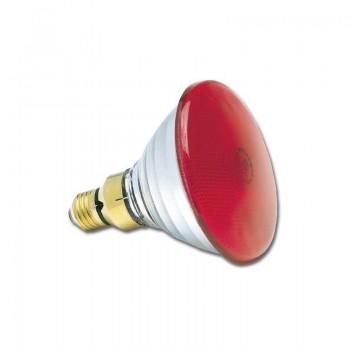 Лампа инфракрасная PHILIPS IR175R PAR38 E27 230V d121x136 RED красная