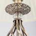 Классическая настольная лампа с абажуром 01002/1 античная бронза