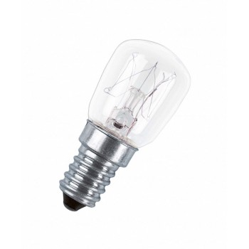 Лампа SPC.T26/57 CL 15W 230V E14 (холодильник накал. прозрачная d=26 l=57)