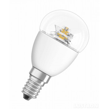 Лампа LED STAR CLASSIC P40 6W/827 E14 CL 470lm 220-240V OSRAM