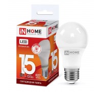 Лампа светодиодная LED-A60-VC 15Вт 230В E27 6500К 1350лм IN HOME 4690612020280