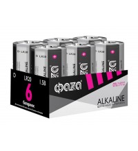 Элемент питания алкалиновый D/LR20 1.5В Alkaline Pack-6 (уп.6шт) ФАZА 5030633