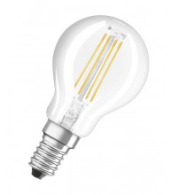 Лампа светодиодная филаментная LED STAR CLASSIC P 40 4W/827 4Вт шар 2700К тепл. бел. E14 470лм 220-240В прозр. стекл. OSRAM 4058075068377