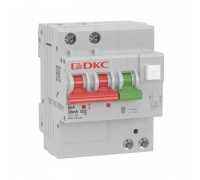 Выключатель автоматический дифференциального тока 2п C 16А 30мА 6кА тип A YON MDV63 DKC MDV63-22C16-A