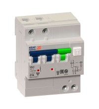 Выключатель автоматический дифференциального тока 2п C 10А 30мА тип A 6кА OptiDin VD63 УХЛ4 КЭАЗ 103452