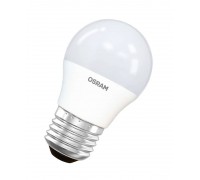 Лампа светодиодная LED STAR CLASSIC P 60 6.5W/840 6.5Вт шар 4000К нейтр. бел. E27 550лм 220-240В матов. пласт. OSRAM 4058075134324