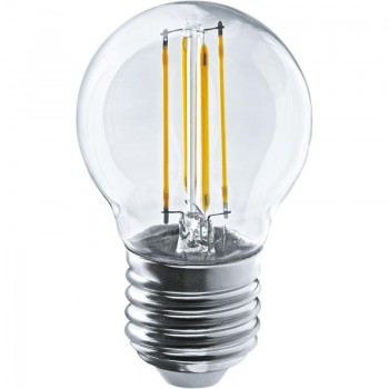 Лампа светодиодная филаментная 80 884 OLL-F-G45-12-230-2.7K-E27 12Вт шар прозрачная 2700К тепл. бел. E27 1200лм 220-240В ОНЛАЙТ 80884