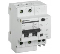 Выключатель автоматический дифференциального тока 2п 25А 300мА АД12 GENERICA ИЭК MAD15-2-025-C-300