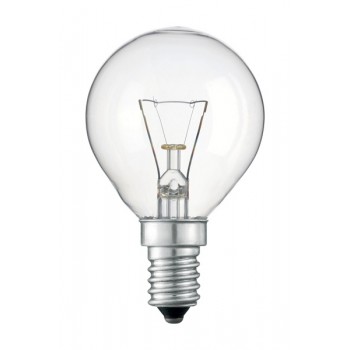 Лампа CLASSIC P CL 40W 230V E14 (шарик прозрачный d=45 l=80)