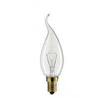 Лампа SELECTA CANDLE TAILED C35 CL 40W E14 (свеча на ветру-прозрачная)