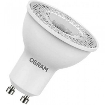 Лампа светодиодная LED STAR PAR16 8W/840 (замена 75Вт) 8Вт 4000К нейтр. бел. GU10 700лм 220-240В матов. пласт. OSRAM 4058075211018