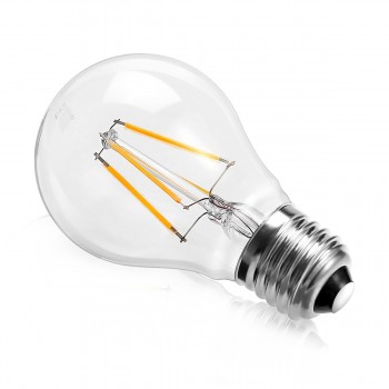 FL-LED Filament A68 12W E27 3000К 220V 1200Лм 68*120мм FOTON LIGHTING лампа груша прозрачная